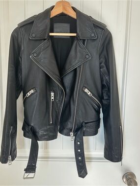 AllSaints Leather Moto Jacket